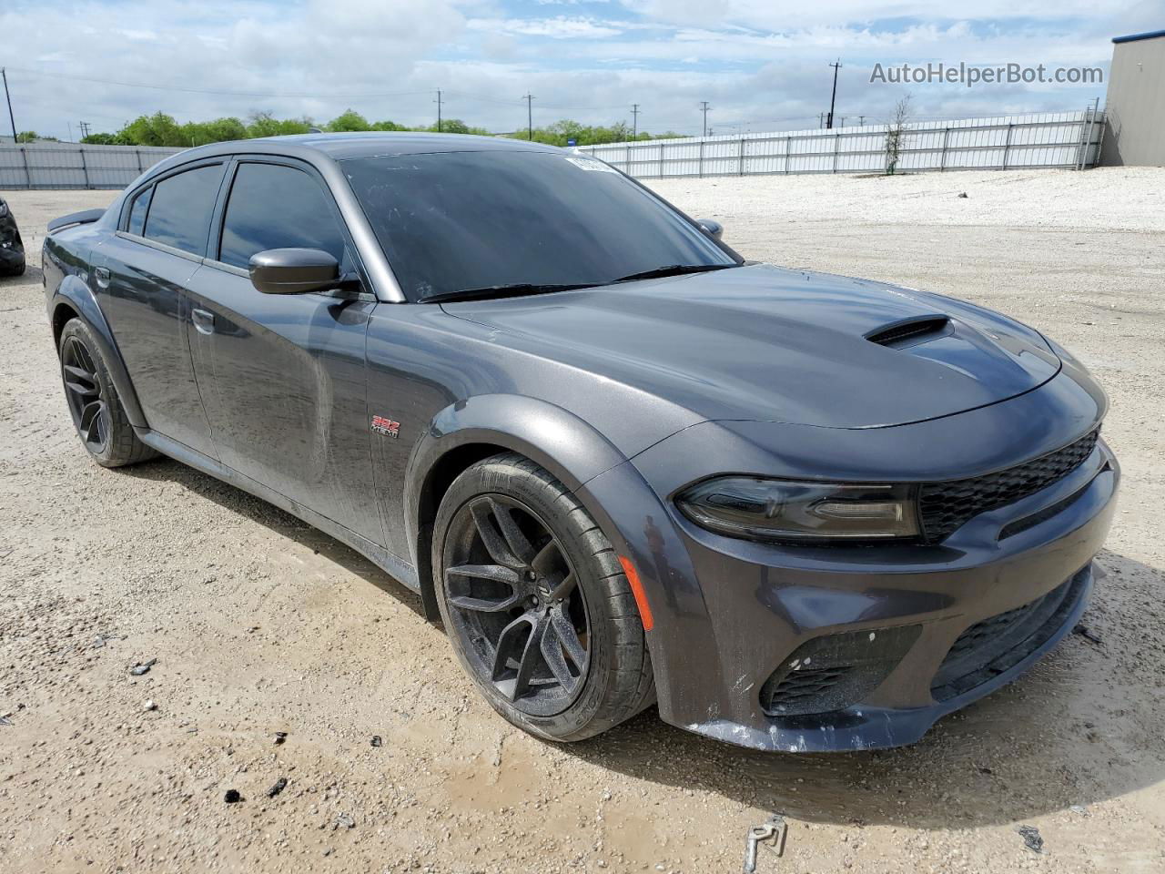 2021 Dodge Charger Scat Pack Серый vin: 2C3CDXGJXMH596295