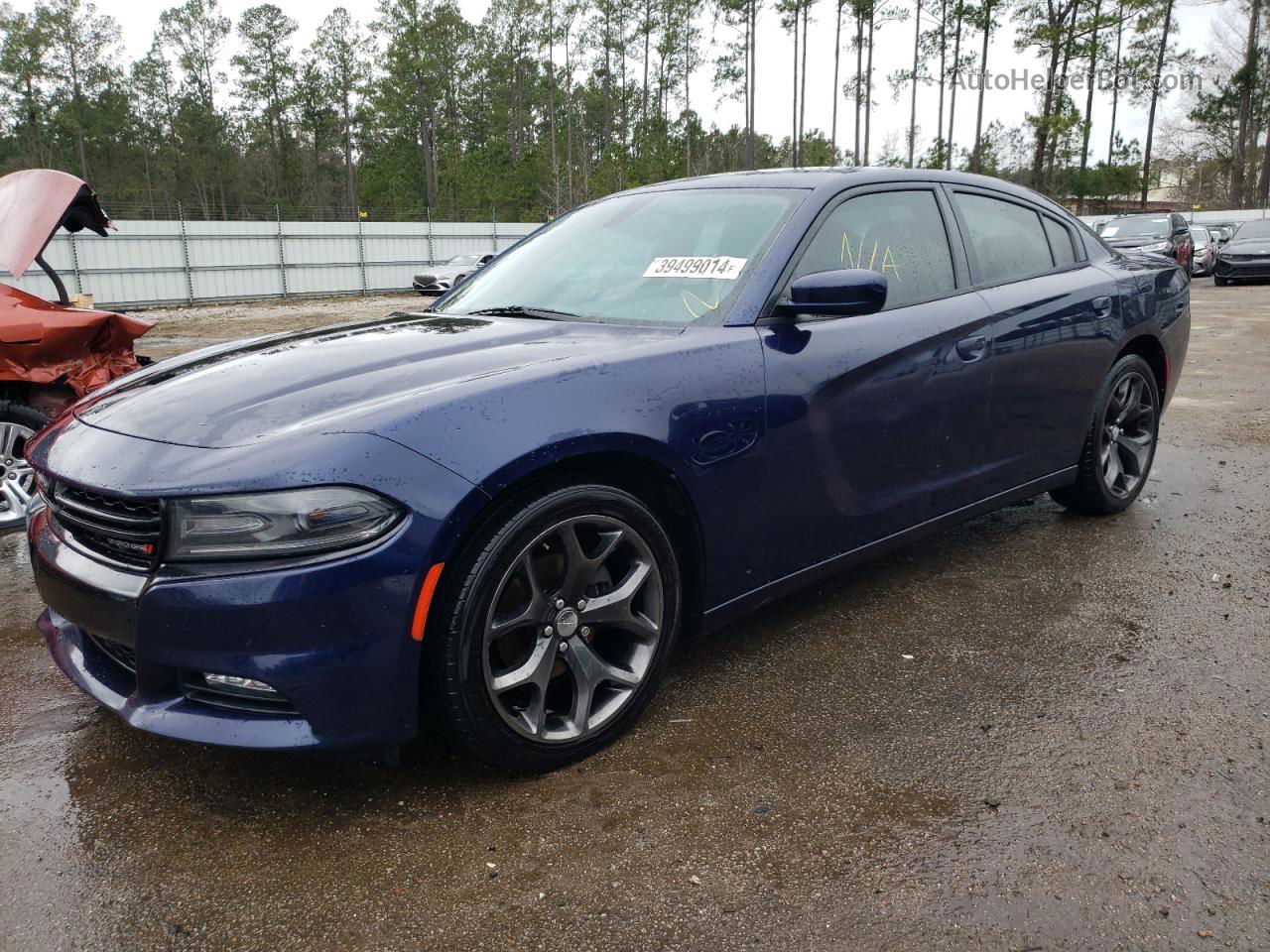 2016 Dodge Charger Sxt Синий vin: 2C3CDXHG0GH133203