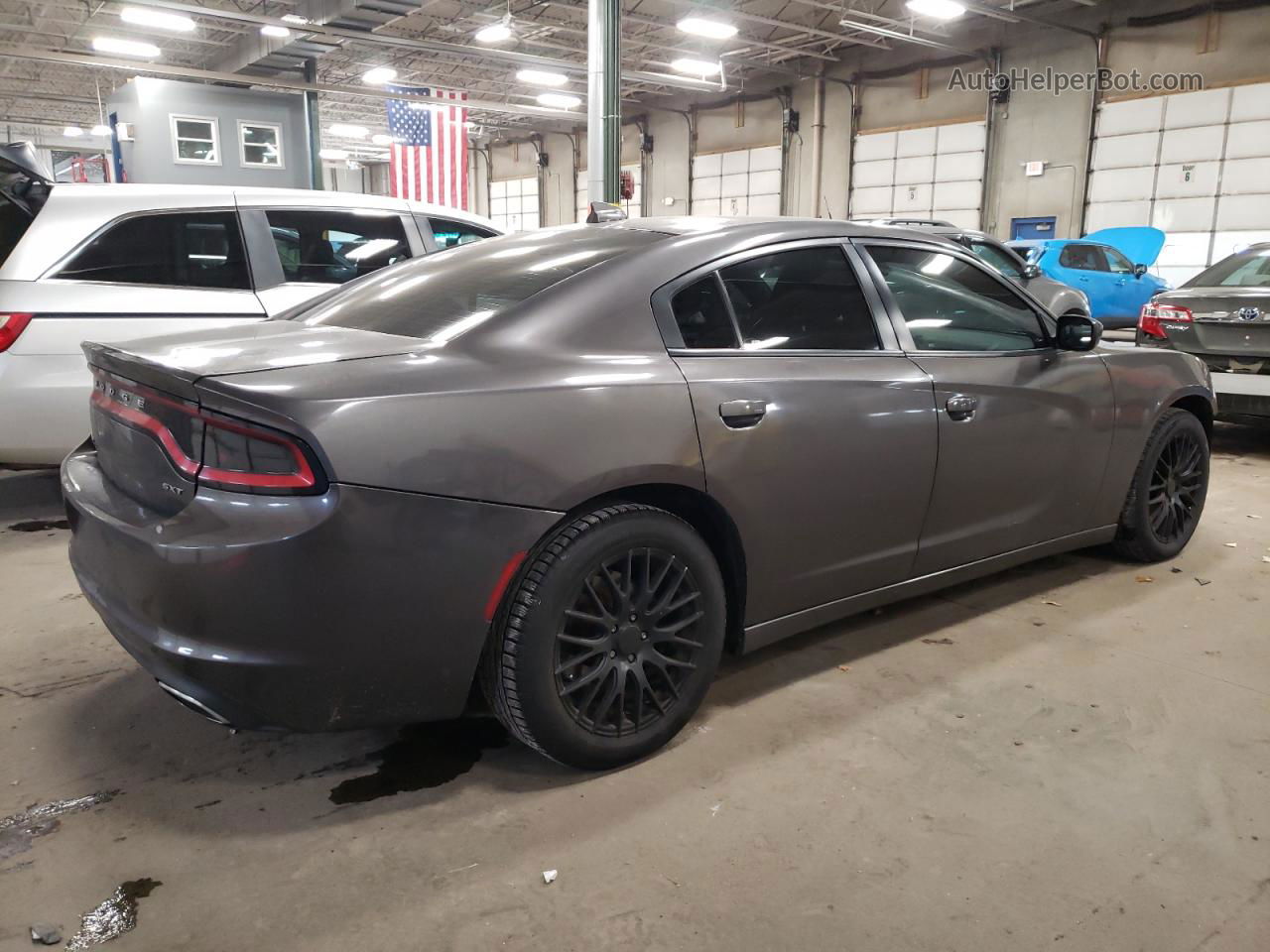 2016 Dodge Charger Sxt Black vin: 2C3CDXHG0GH172969