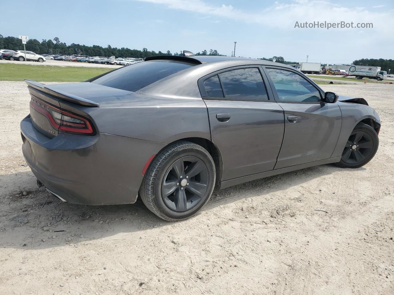 2016 Dodge Charger Sxt Charcoal vin: 2C3CDXHG0GH186919