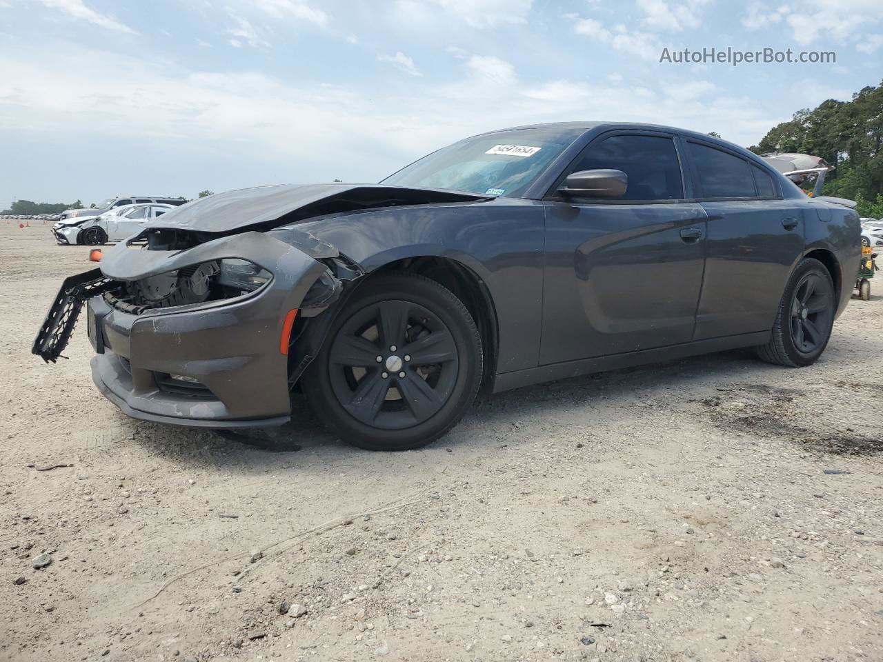 2016 Dodge Charger Sxt Charcoal vin: 2C3CDXHG0GH186919