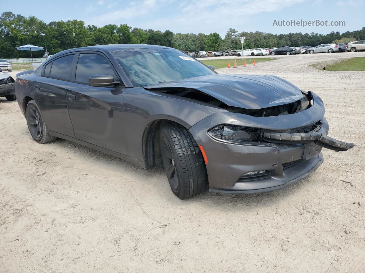 2016 Dodge Charger Sxt Charcoal vin: 2C3CDXHG0GH186919