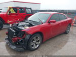 2016 Dodge Charger Sxt Red vin: 2C3CDXHG0GH203847