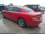 2016 Dodge Charger Sxt Red vin: 2C3CDXHG0GH203847