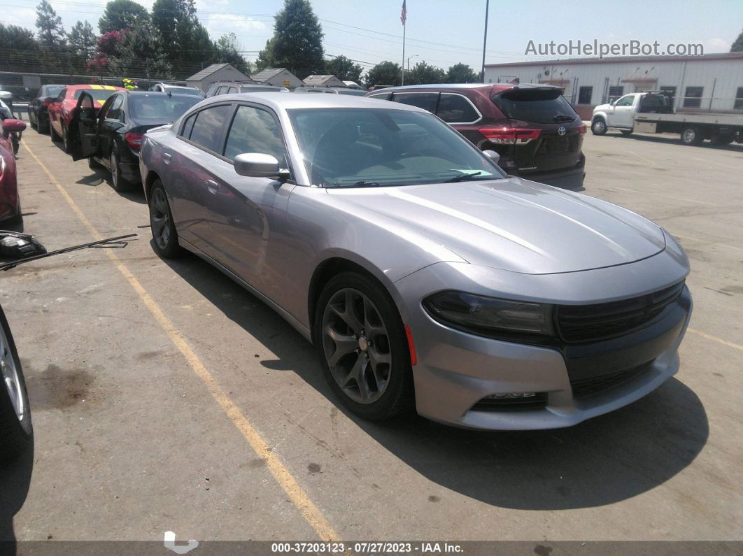 2016 Dodge Charger Sxt Серебряный vin: 2C3CDXHG0GH241529