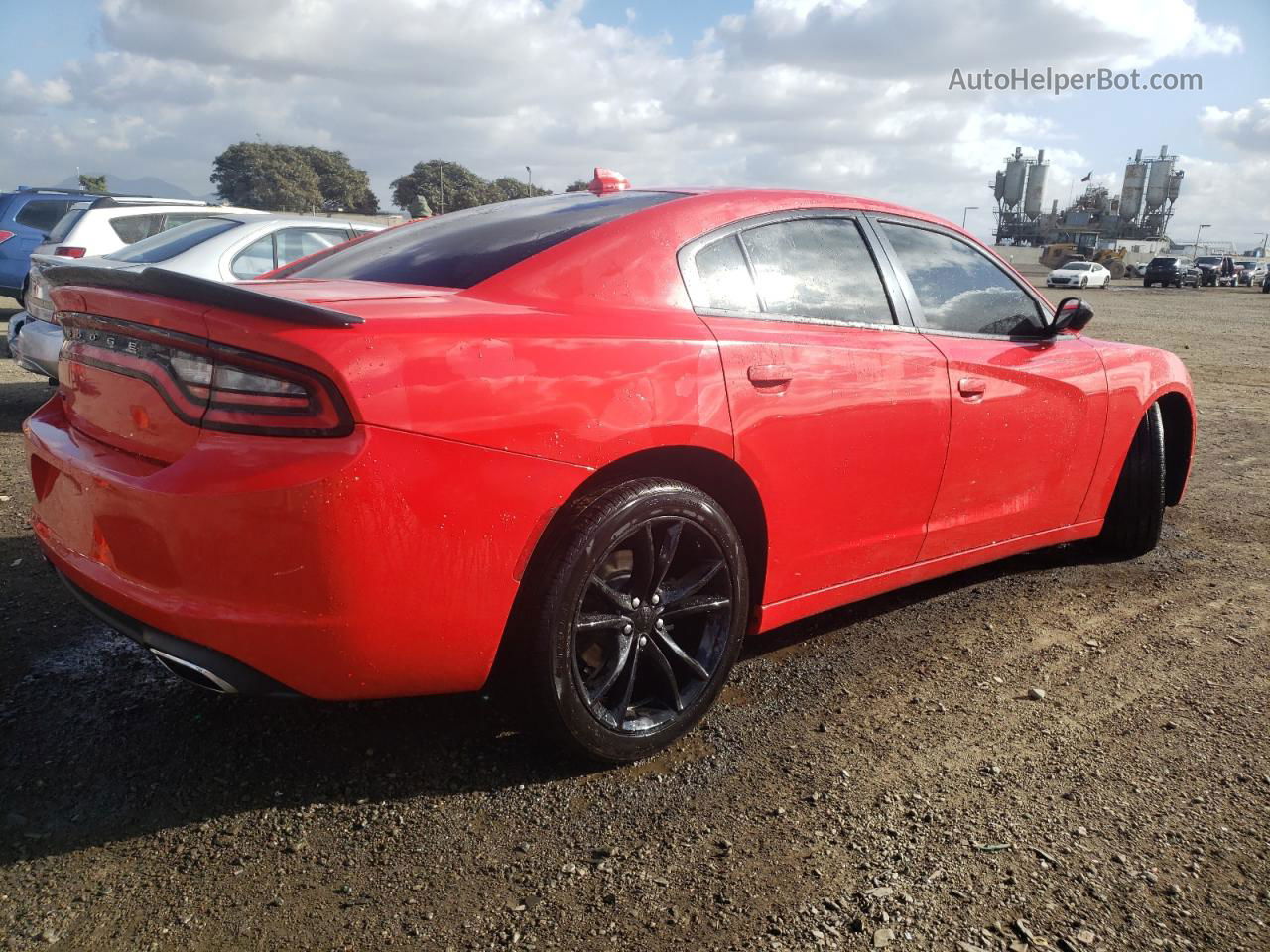 2016 Dodge Charger Sxt Красный vin: 2C3CDXHG0GH259352