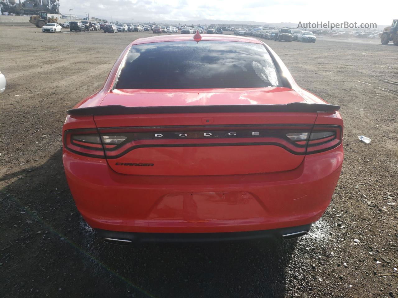 2016 Dodge Charger Sxt Red vin: 2C3CDXHG0GH259352