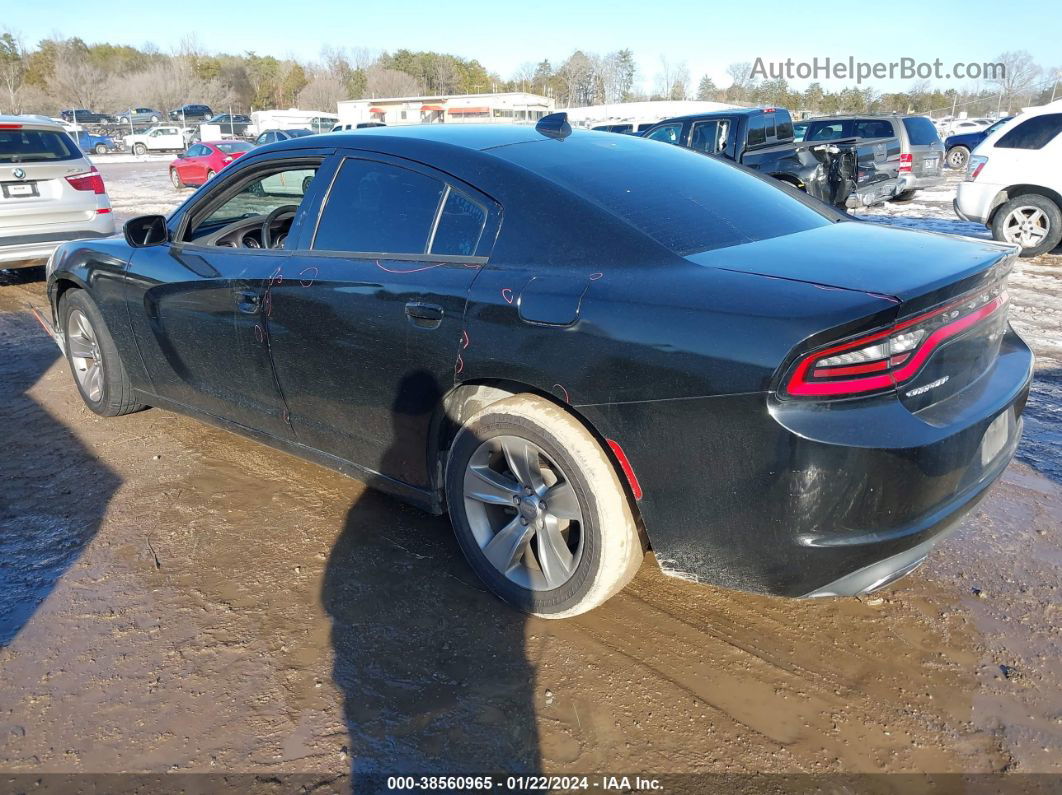 2017 Dodge Charger Sxt Rwd Black vin: 2C3CDXHG0HH561578