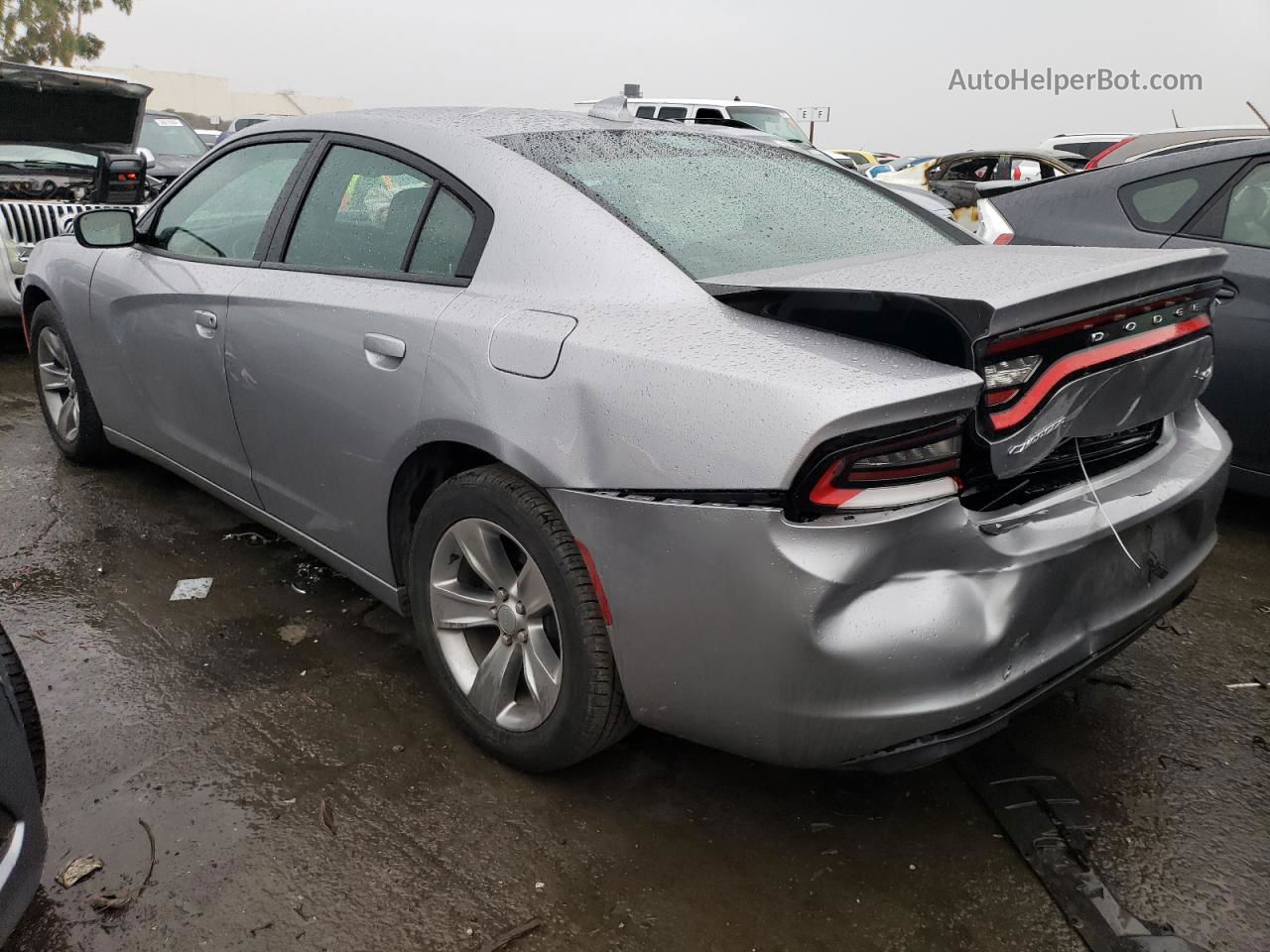 2017 Dodge Charger Sxt Серебряный vin: 2C3CDXHG0HH603120