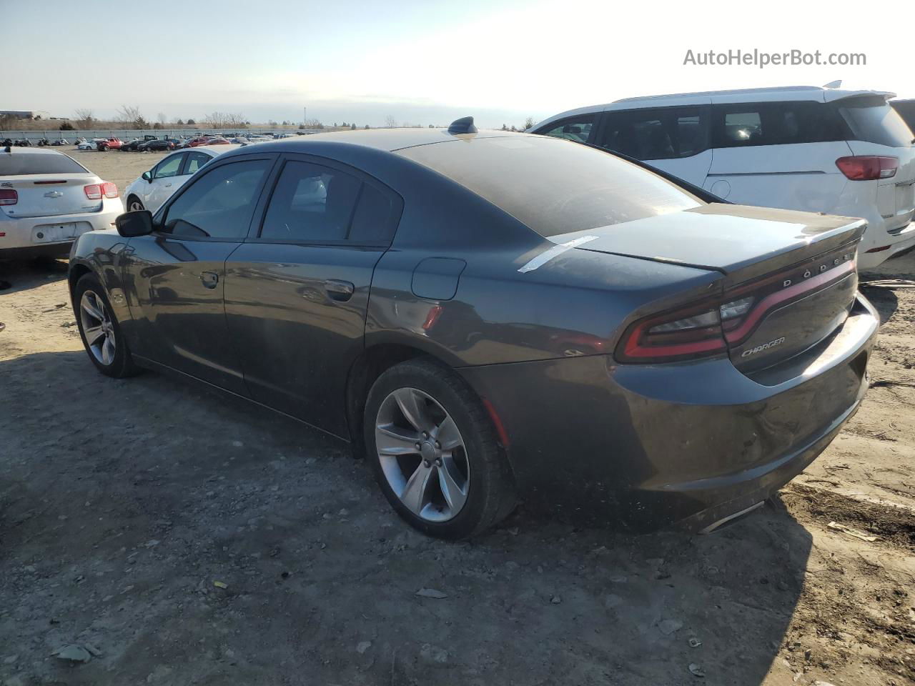 2017 Dodge Charger Sxt Charcoal vin: 2C3CDXHG0HH615252