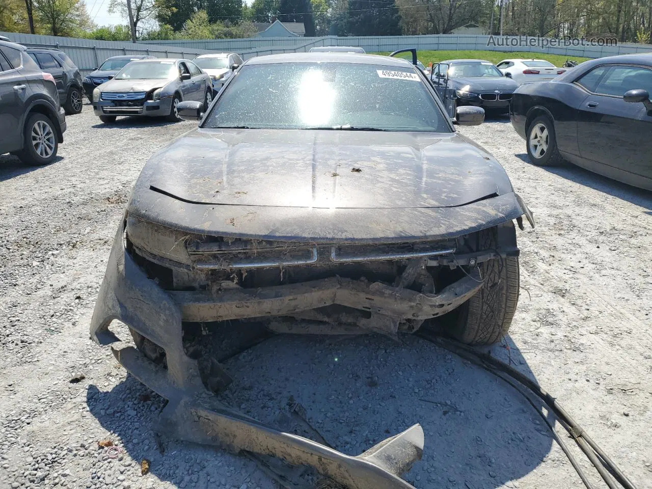 2017 Dodge Charger Sxt Gray vin: 2C3CDXHG0HH634772