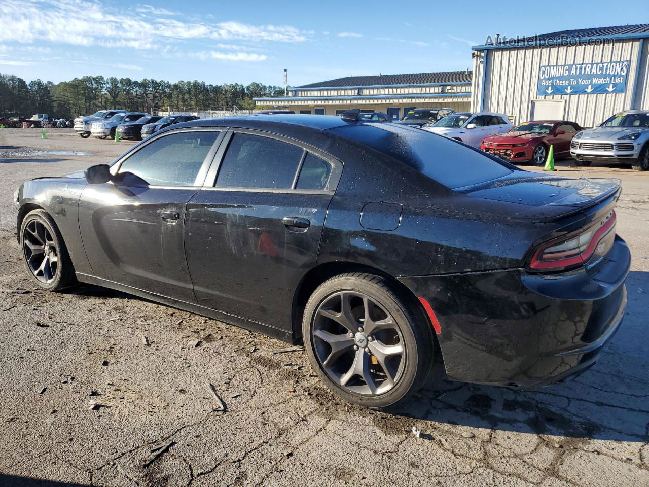 2017 Dodge Charger Sxt Black vin: 2C3CDXHG0HH642306