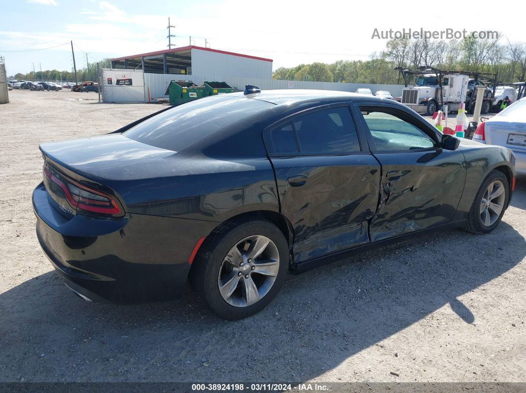 2018 Dodge Charger Sxt Plus Rwd Black vin: 2C3CDXHG0JH143561