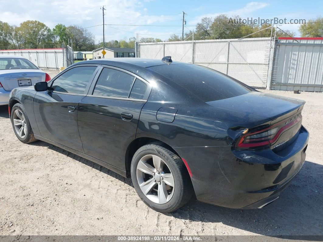 2018 Dodge Charger Sxt Plus Rwd Black vin: 2C3CDXHG0JH143561