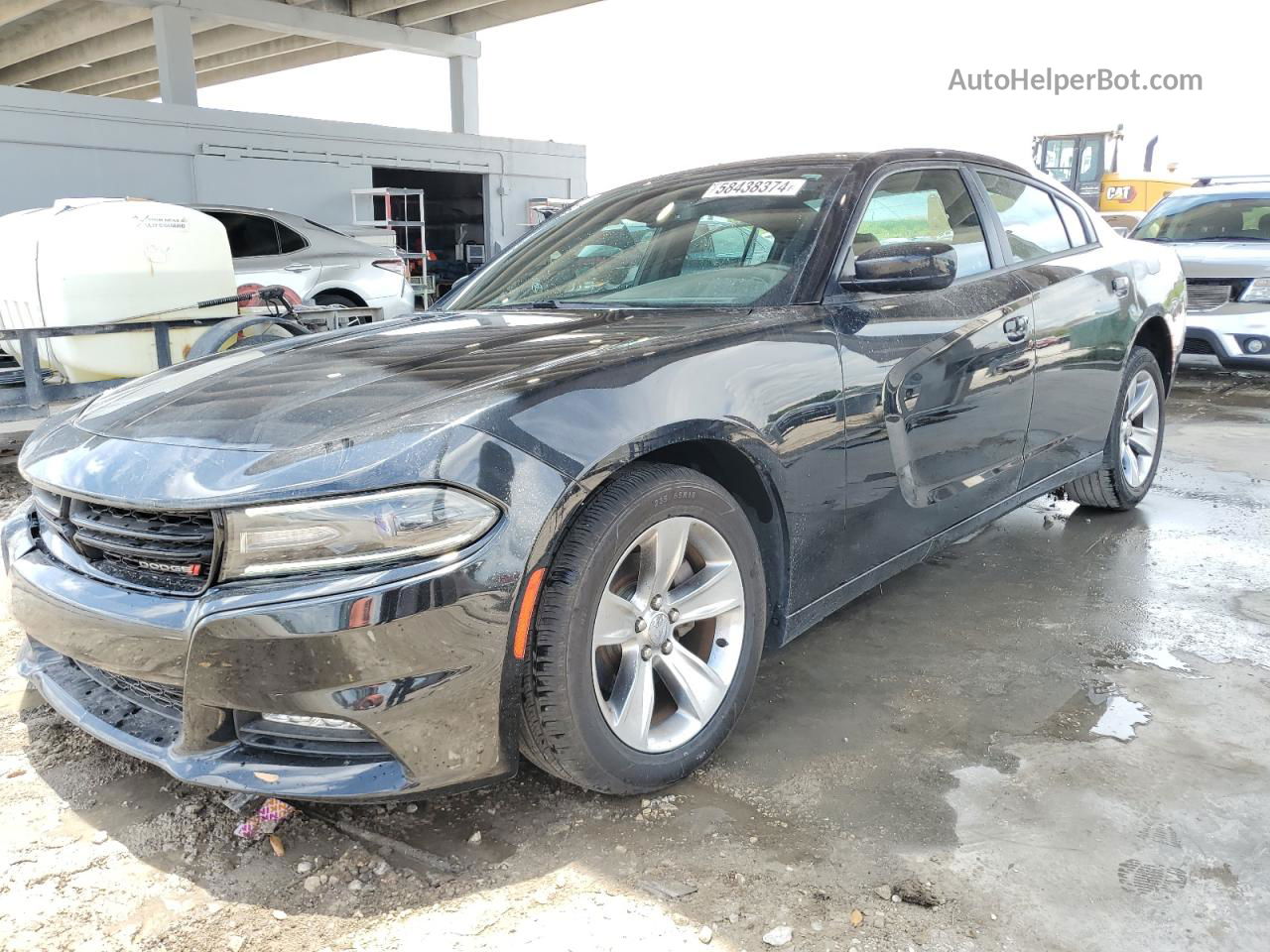 2018 Dodge Charger Sxt Plus Black vin: 2C3CDXHG0JH162725