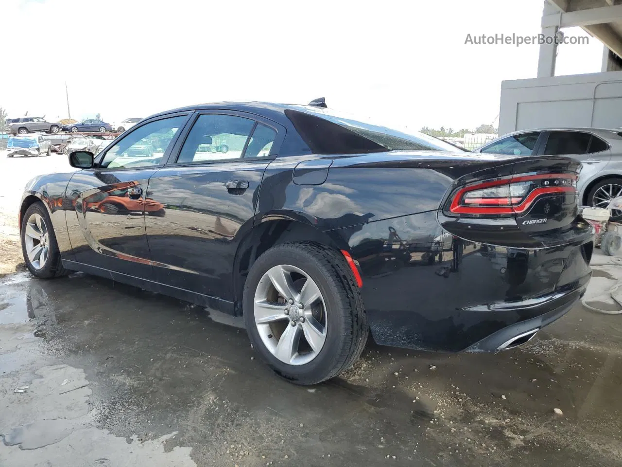 2018 Dodge Charger Sxt Plus Черный vin: 2C3CDXHG0JH162725