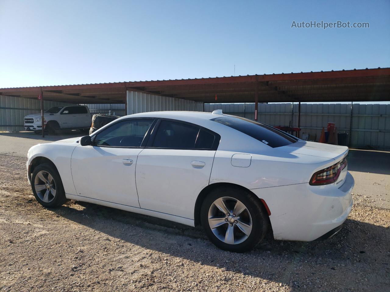 2018 Dodge Charger Sxt Plus White vin: 2C3CDXHG0JH188791