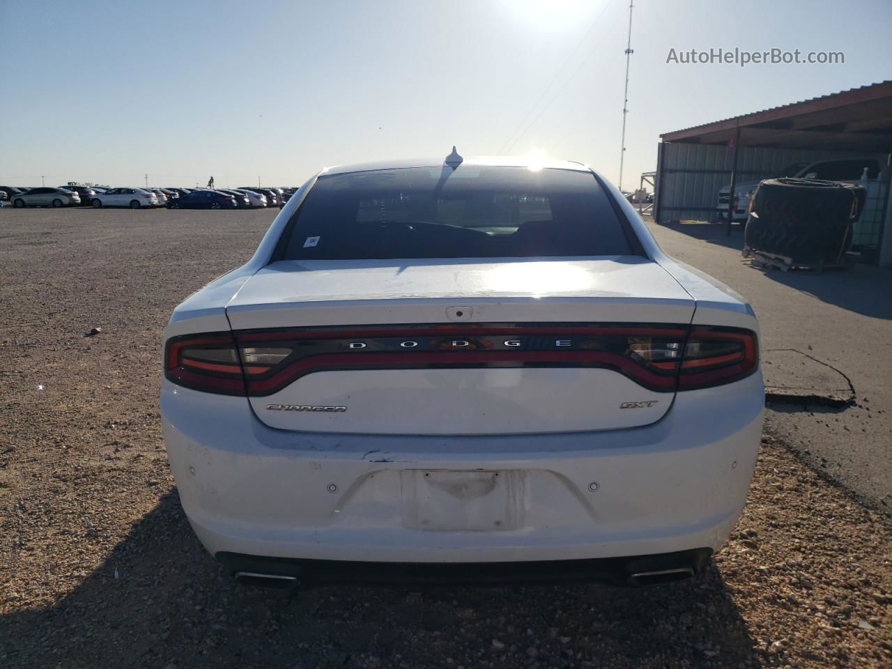 2018 Dodge Charger Sxt Plus Белый vin: 2C3CDXHG0JH188791