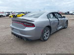 2018 Dodge Charger Sxt Plus Silver vin: 2C3CDXHG0JH220395