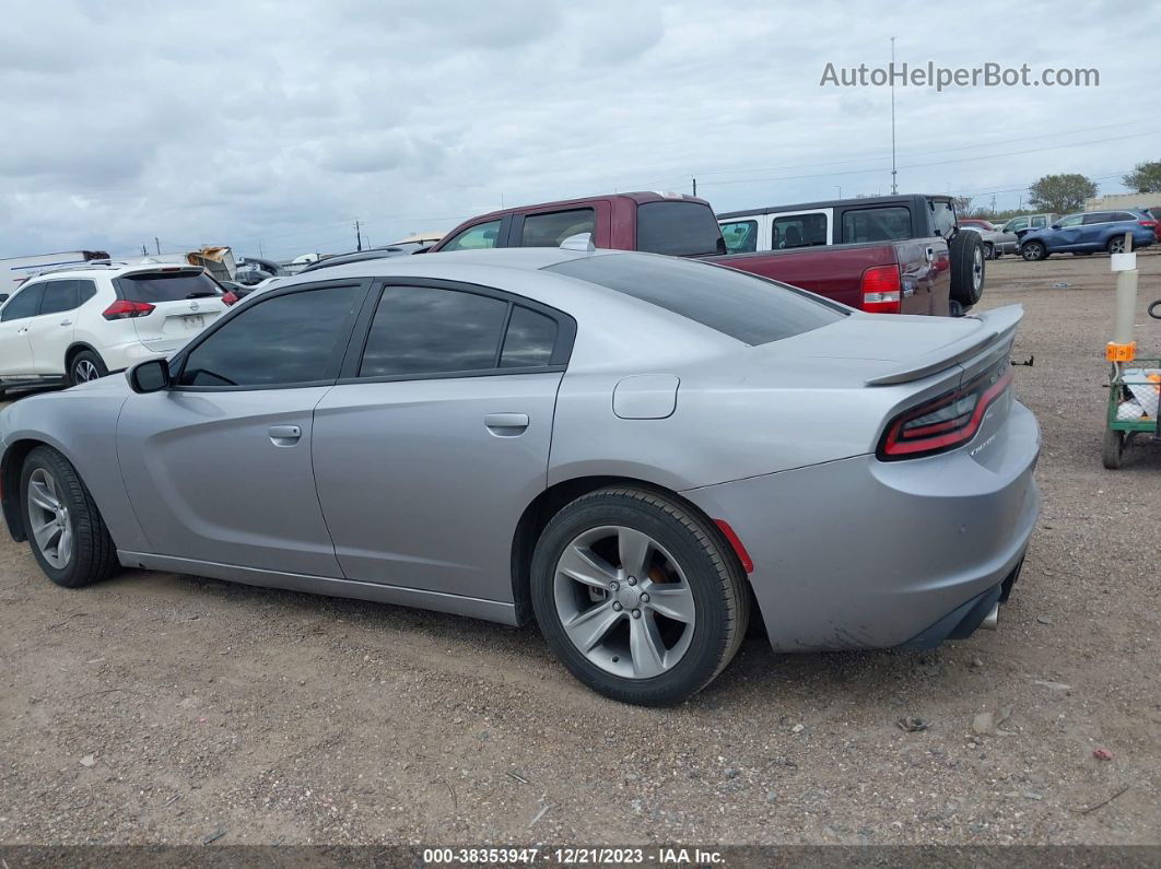 2018 Dodge Charger Sxt Plus Silver vin: 2C3CDXHG0JH220395