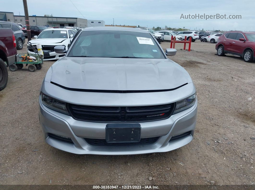 2018 Dodge Charger Sxt Plus Серебряный vin: 2C3CDXHG0JH220395