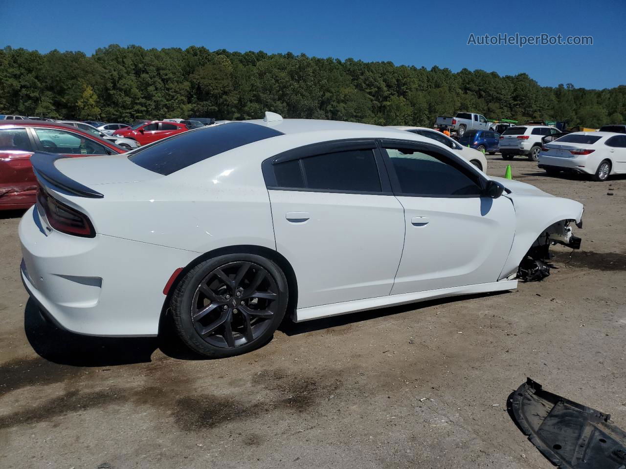 2021 Dodge Charger Gt Белый vin: 2C3CDXHG0MH559050