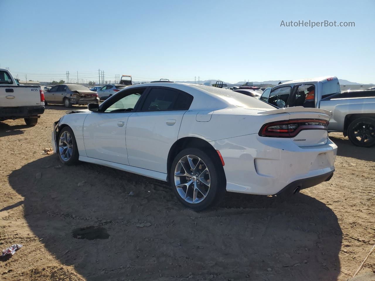 2021 Dodge Charger Gt Белый vin: 2C3CDXHG0MH581761