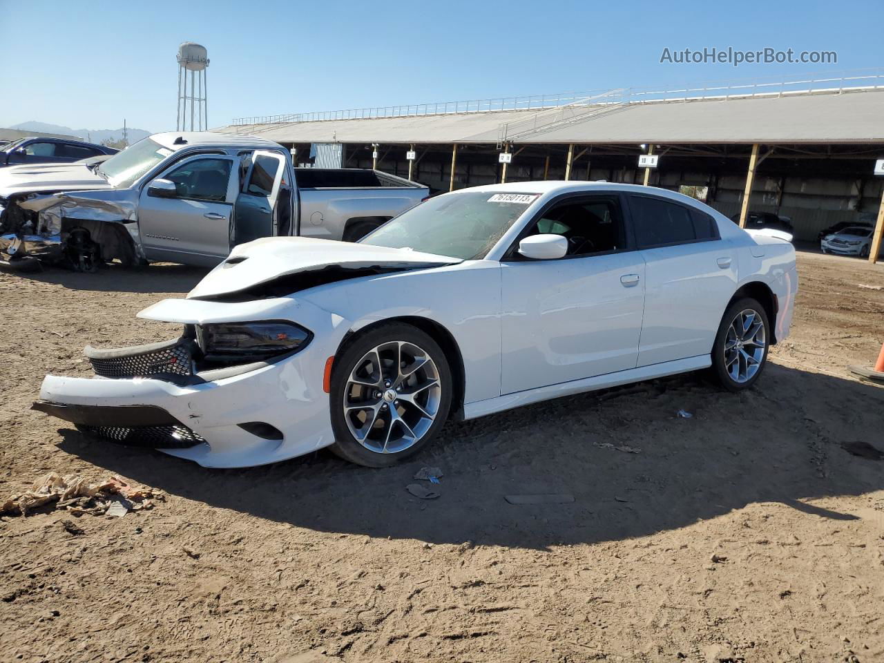 2021 Dodge Charger Gt White vin: 2C3CDXHG0MH581761