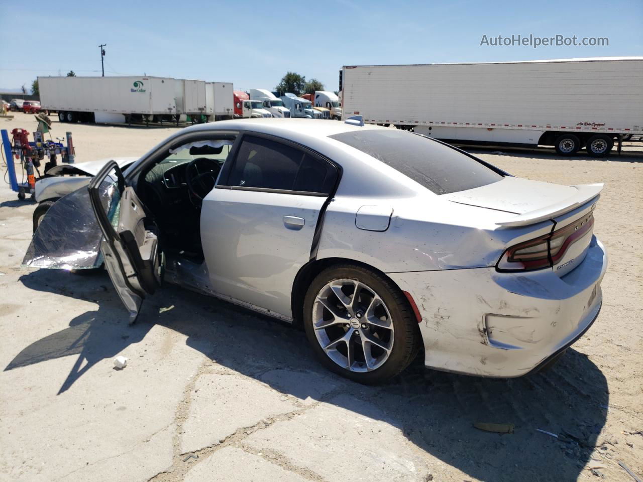 2021 Dodge Charger Gt Silver vin: 2C3CDXHG0MH583395