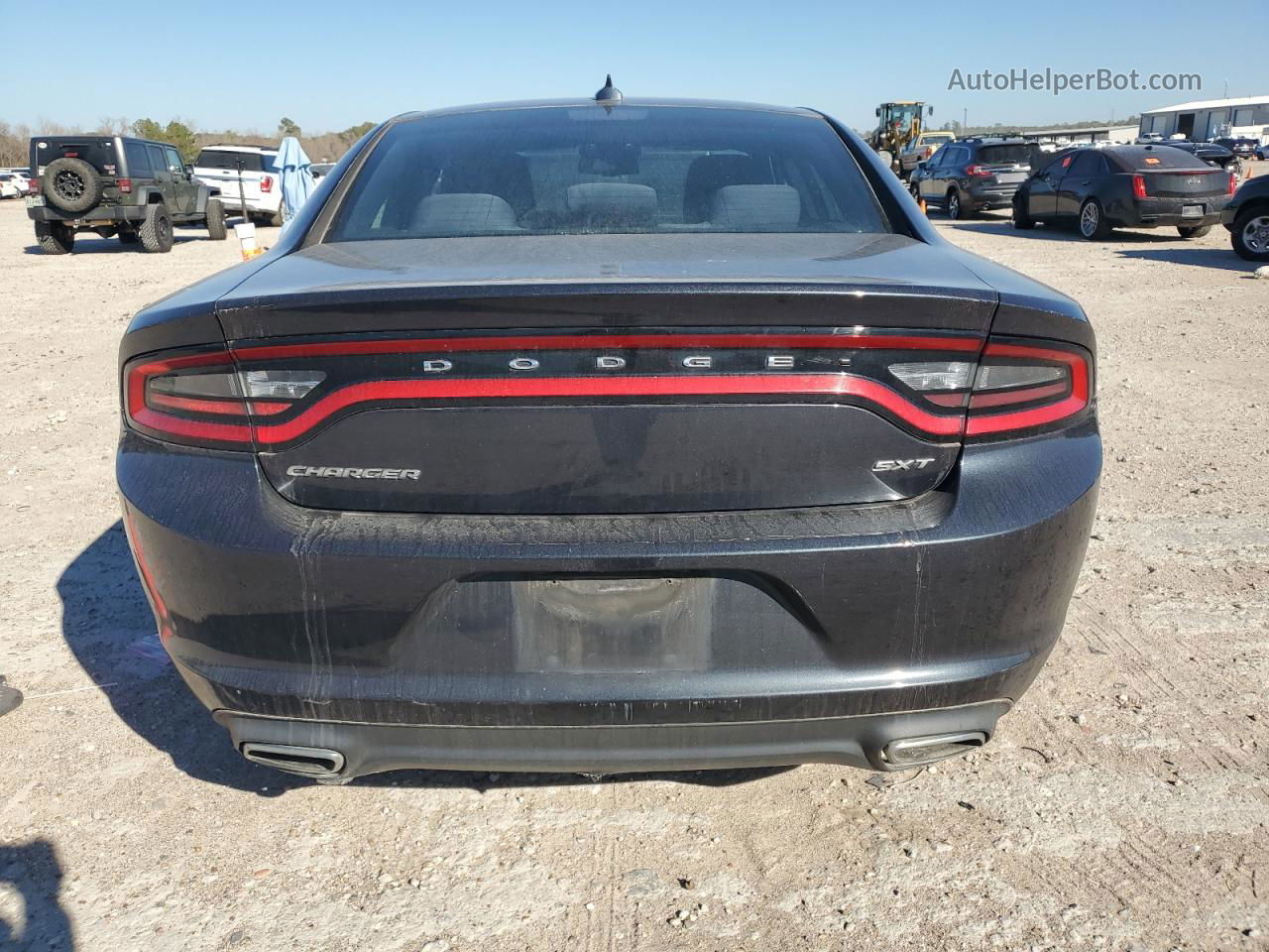 2016 Dodge Charger Sxt Black vin: 2C3CDXHG1GH138703