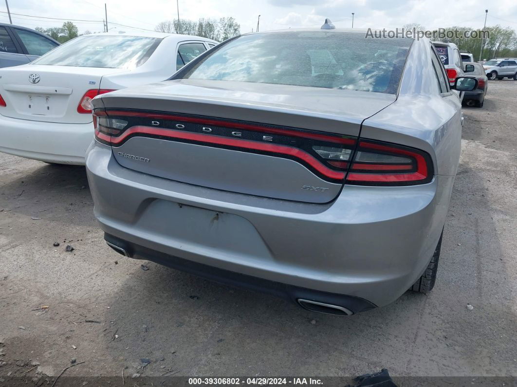 2016 Dodge Charger Sxt Серебряный vin: 2C3CDXHG1GH215604