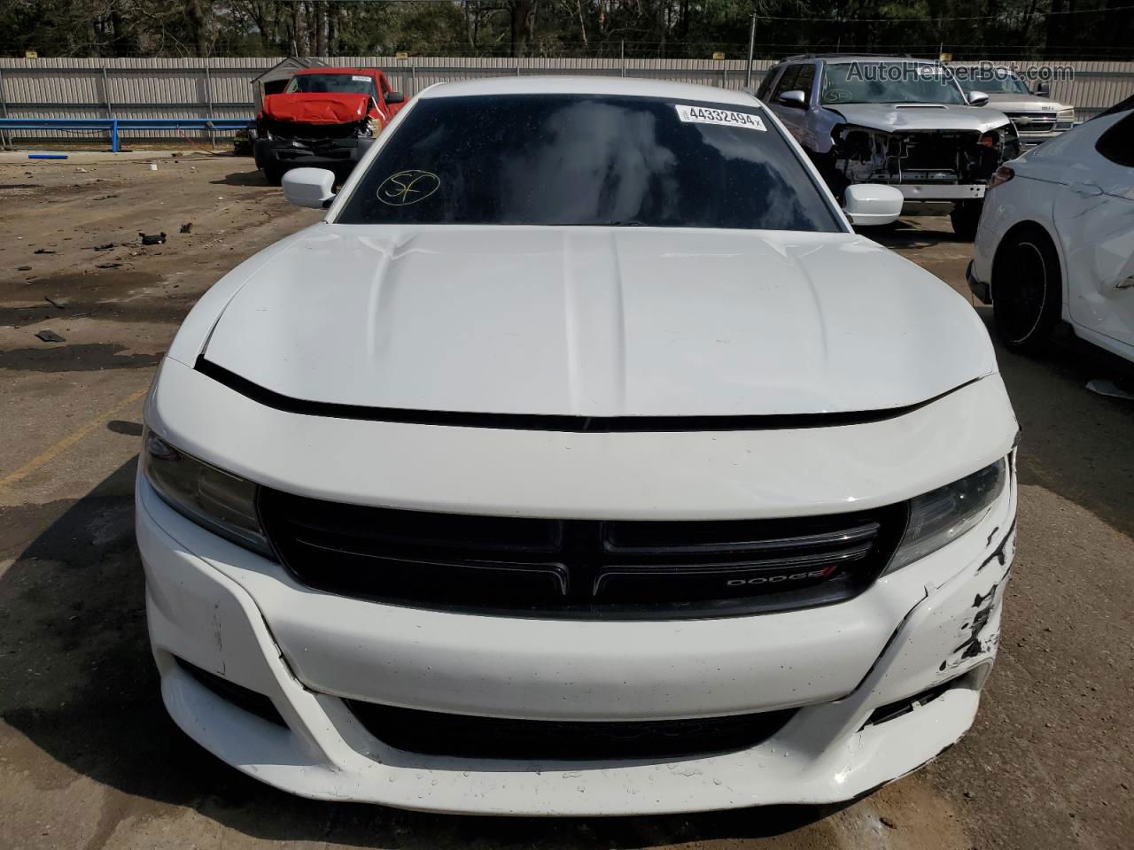 2016 Dodge Charger Sxt White vin: 2C3CDXHG1GH251017