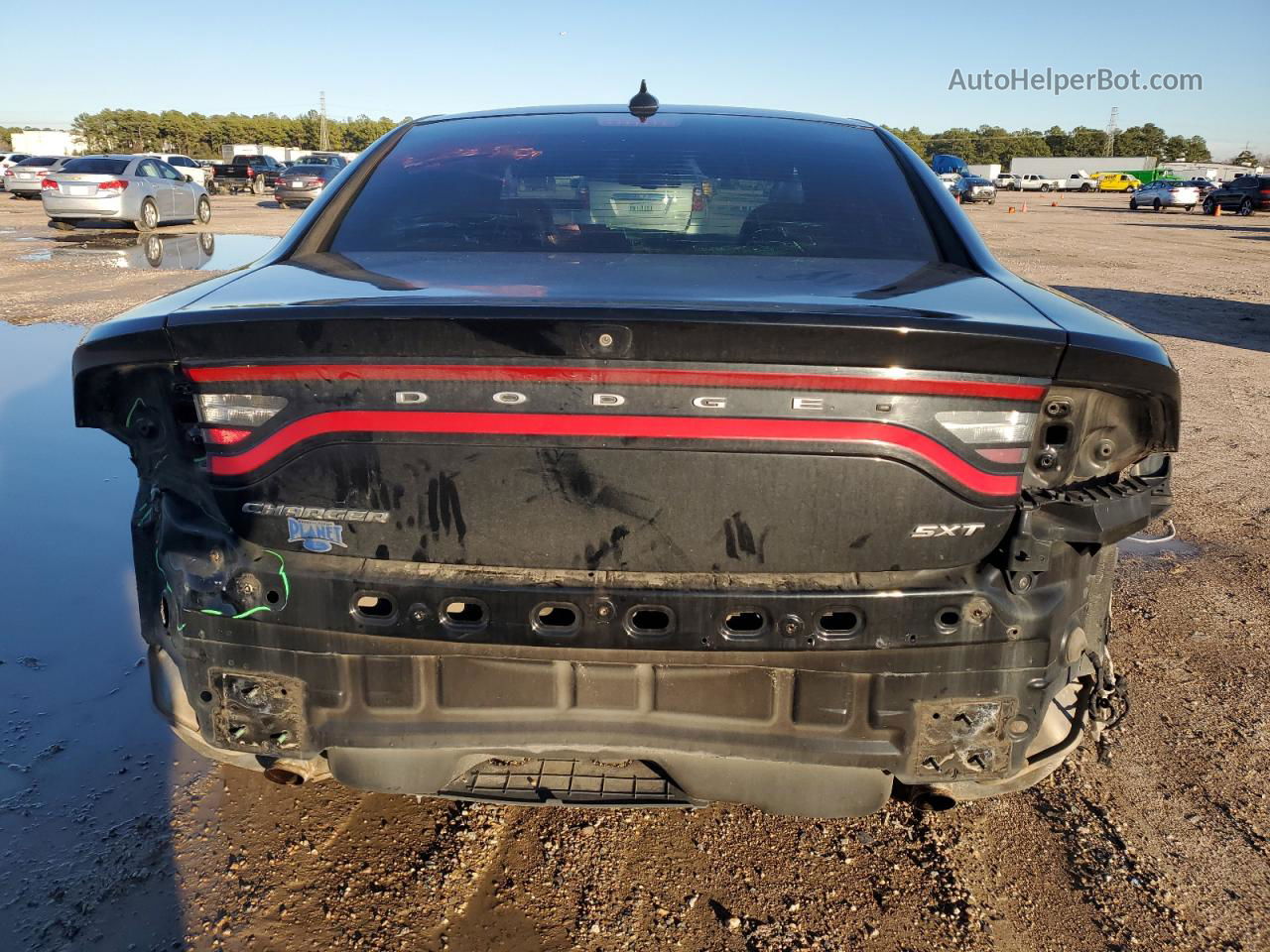 2016 Dodge Charger Sxt Black vin: 2C3CDXHG1GH267184