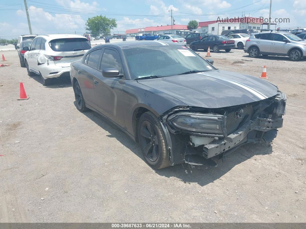 2016 Dodge Charger Sxt Gray vin: 2C3CDXHG1GH330414