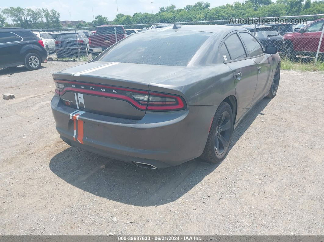 2016 Dodge Charger Sxt Gray vin: 2C3CDXHG1GH330414