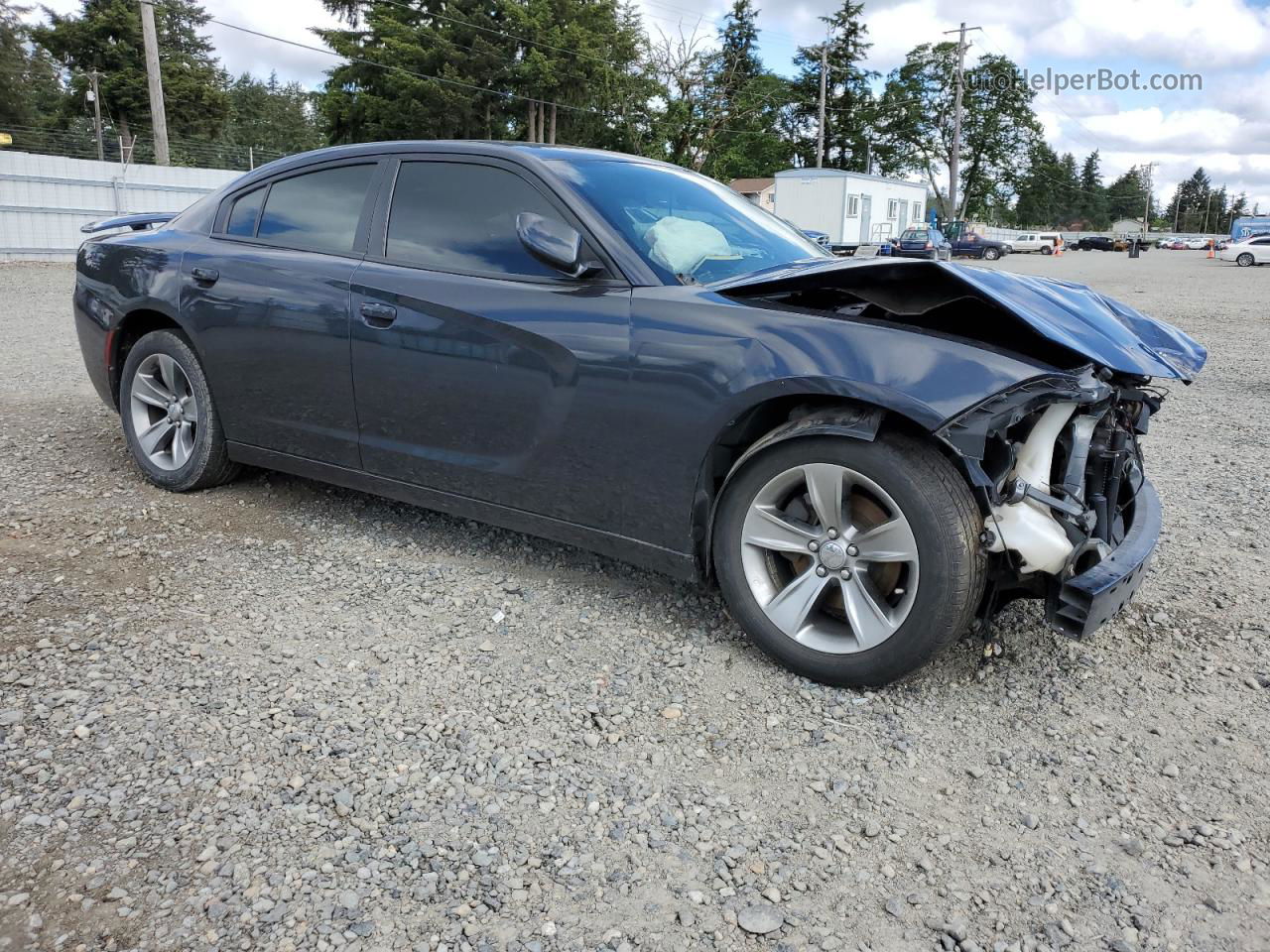 2016 Dodge Charger Sxt Charcoal vin: 2C3CDXHG1GH354566