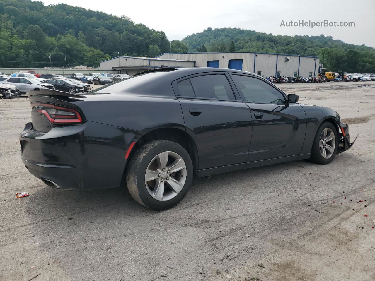 2016 Dodge Charger Sxt Черный vin: 2C3CDXHG1GH355510