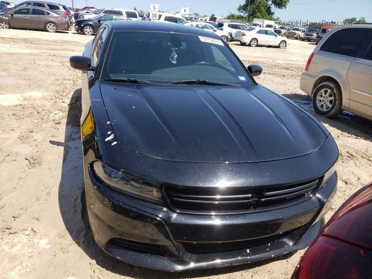 2017 Dodge Charger Sxt Black vin: 2C3CDXHG1HH504497