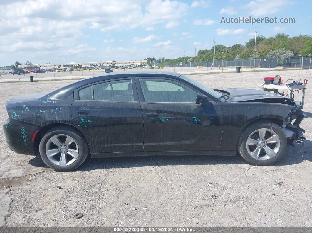 2017 Dodge Charger Sxt Rwd Черный vin: 2C3CDXHG1HH574887