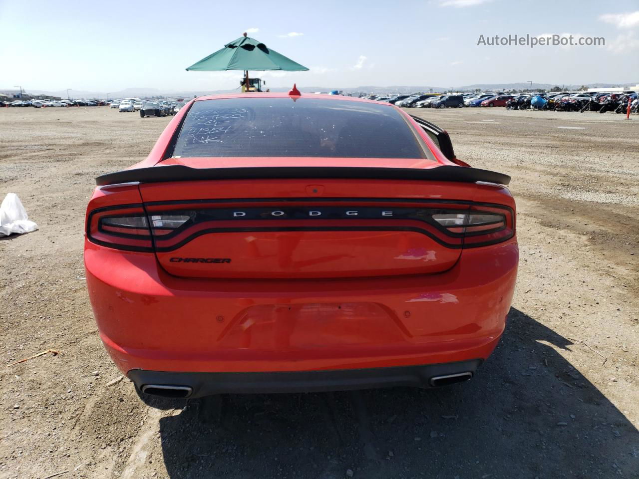 2017 Dodge Charger Sxt Red vin: 2C3CDXHG1HH576560