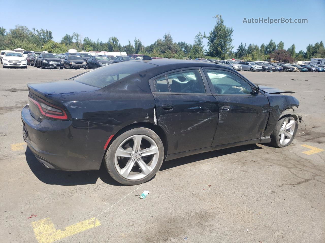 2018 Dodge Charger Sxt Plus Black vin: 2C3CDXHG1JH164337