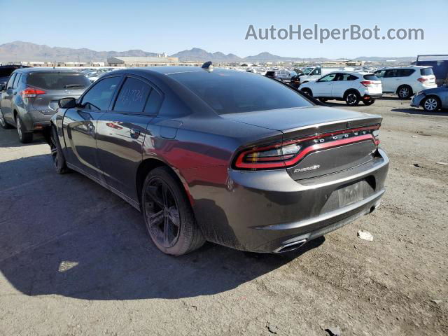 2018 Dodge Charger Sxt Plus Gray vin: 2C3CDXHG1JH164578