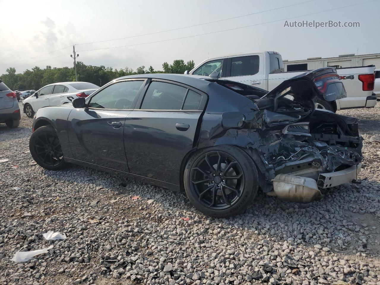 2018 Dodge Charger Sxt Plus Charcoal vin: 2C3CDXHG1JH221846