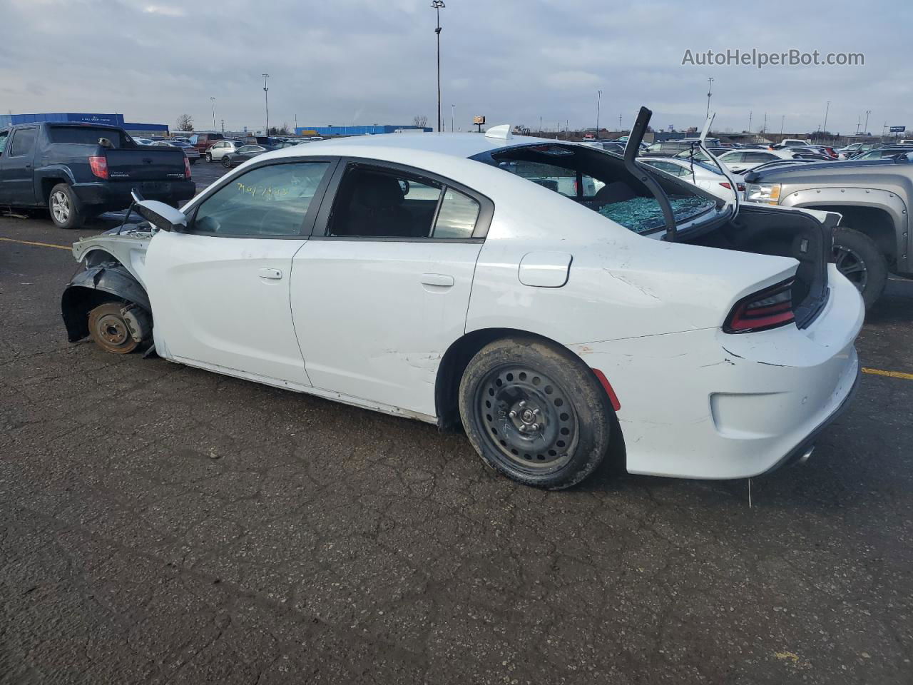 2021 Dodge Charger Gt White vin: 2C3CDXHG1MH666916