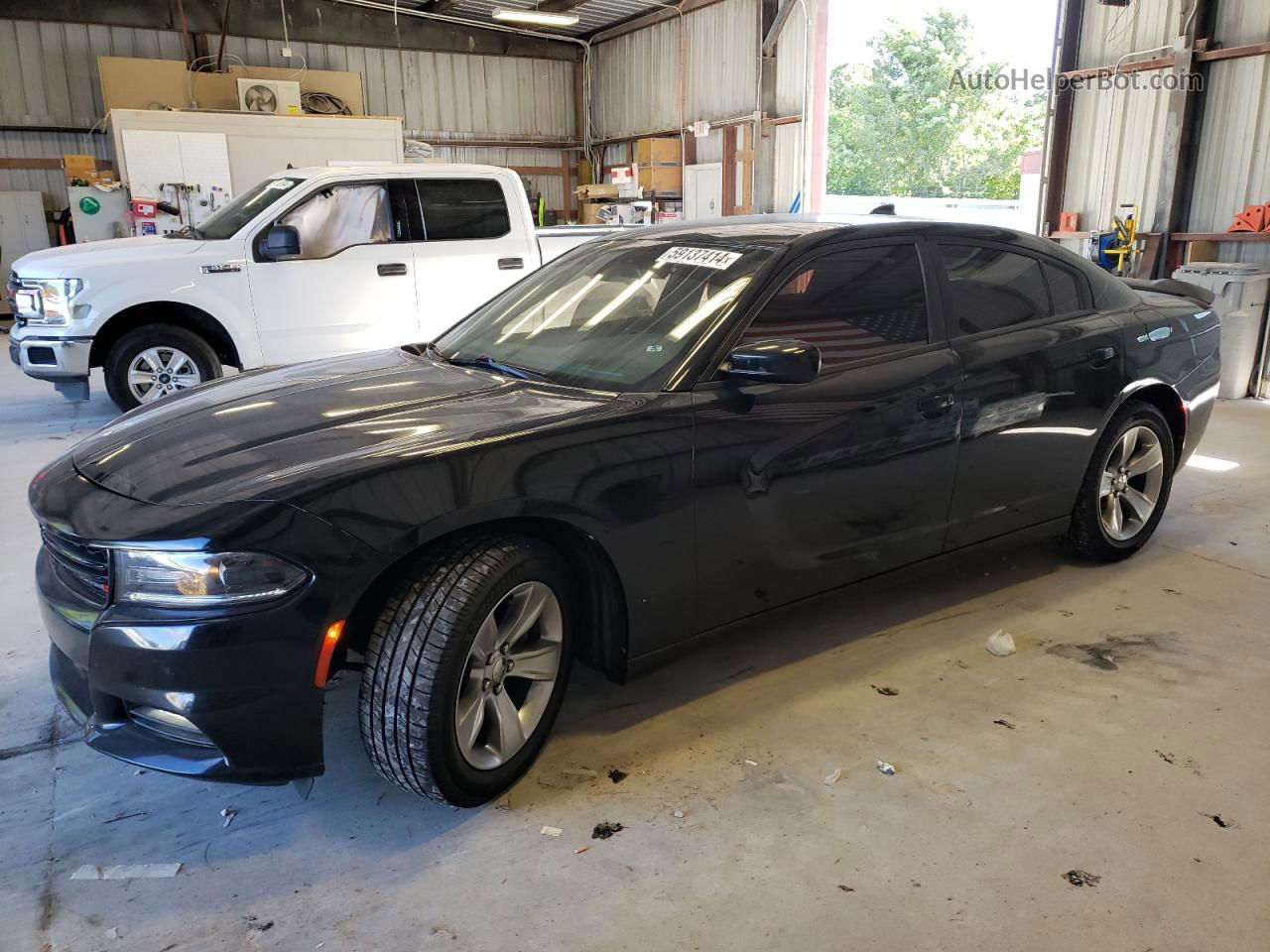 2016 Dodge Charger Sxt Black vin: 2C3CDXHG2GH139102