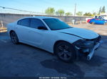 2016 Dodge Charger Sxt White vin: 2C3CDXHG2GH222948