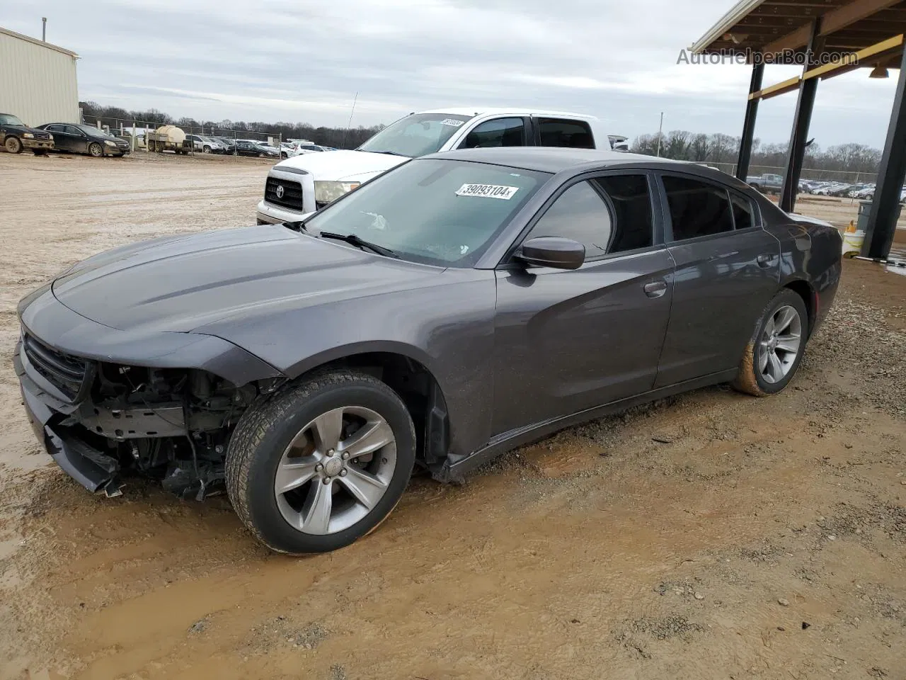 2016 Dodge Charger Sxt Charcoal vin: 2C3CDXHG2GH232993