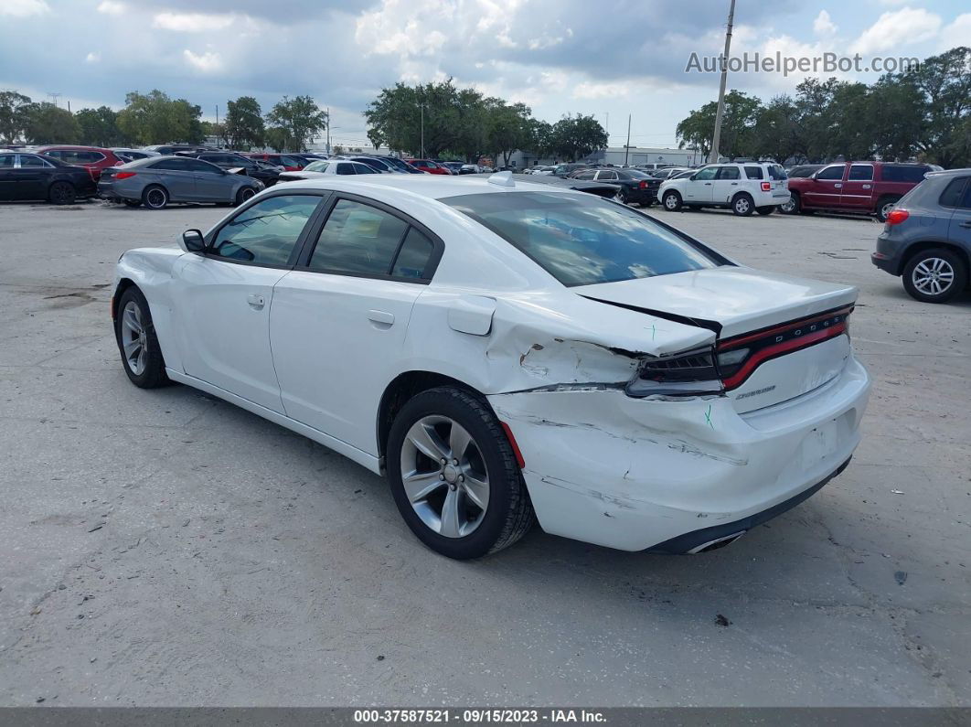 2016 Dodge Charger Sxt Белый vin: 2C3CDXHG2GH266402