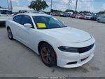 2016 Dodge Charger Sxt White vin: 2C3CDXHG2GH266402