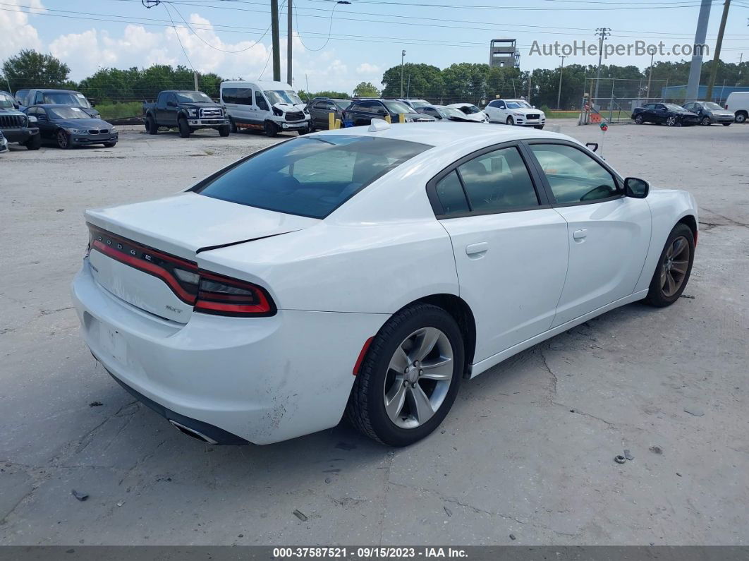 2016 Dodge Charger Sxt Белый vin: 2C3CDXHG2GH266402